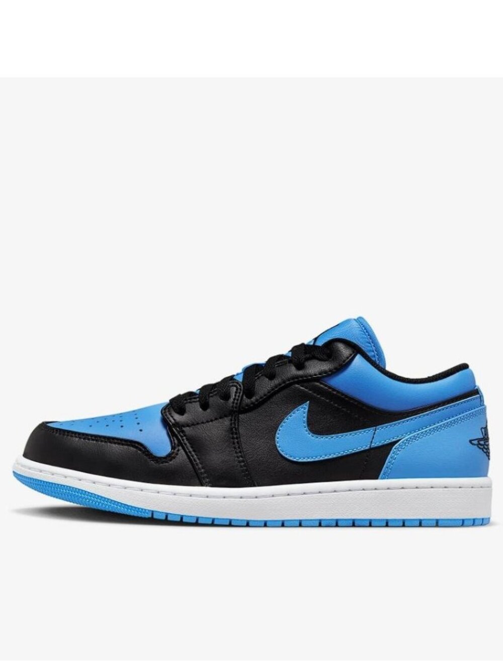 Nike Air Jordan 1 Low - Black/Blue Men's Shoe
